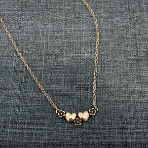 James Avery Heart & Flowers Necklace